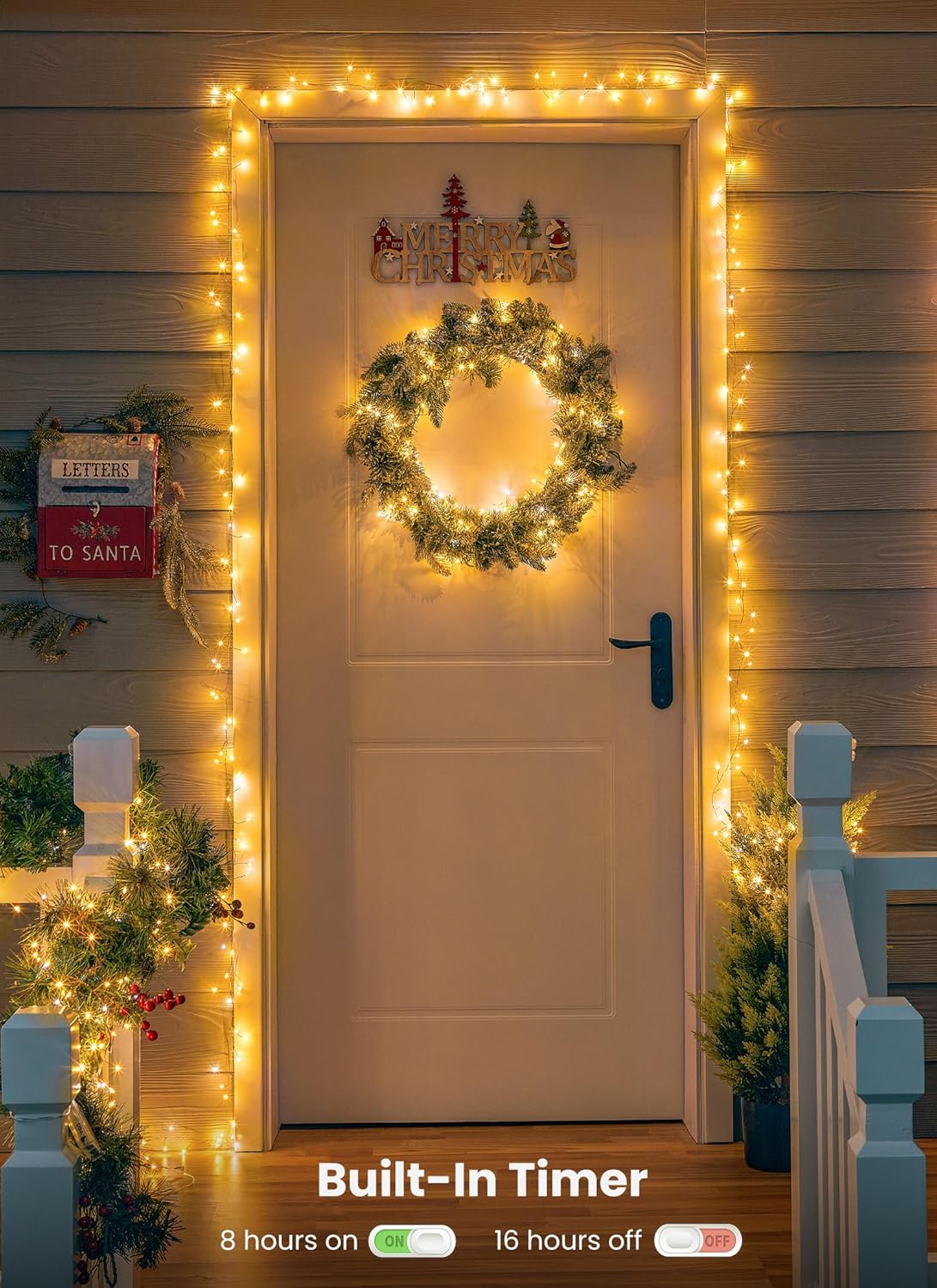 Indoor String Lights 4 Pack 10 Ft 120 LEDs Fairy Lights Battery Operated with Timer for Christmas Decorations DIY Crafts Wedding Table Centerpieces Party Bedroom