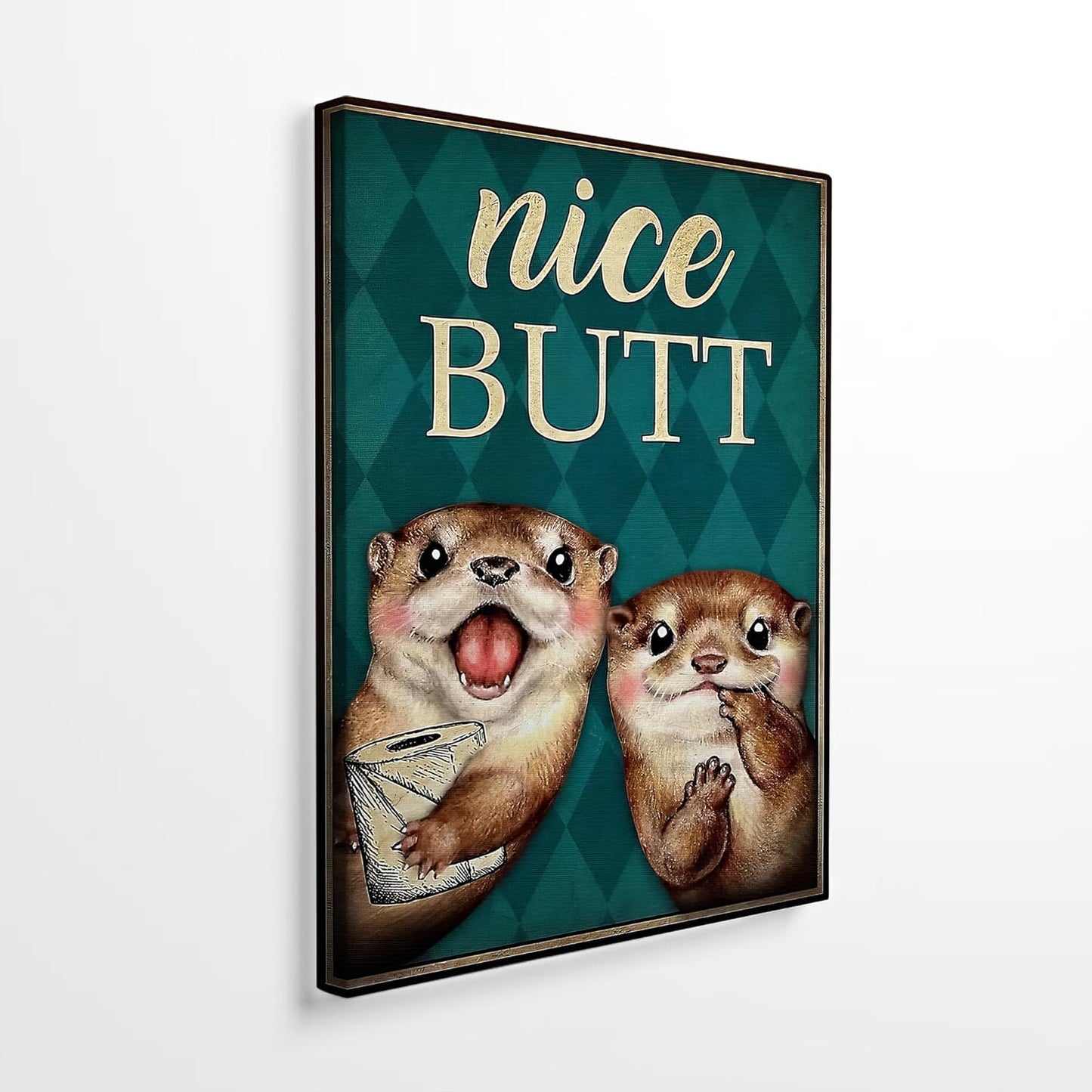 DIHSIEG Canvas Wall Art Print Frameless Floral Canvas Picture Poster, Motivational Wall Art Canvas Decor, Bedroom Canvas Prints, Dark Wall Art 12x16 Inch (dark green7)