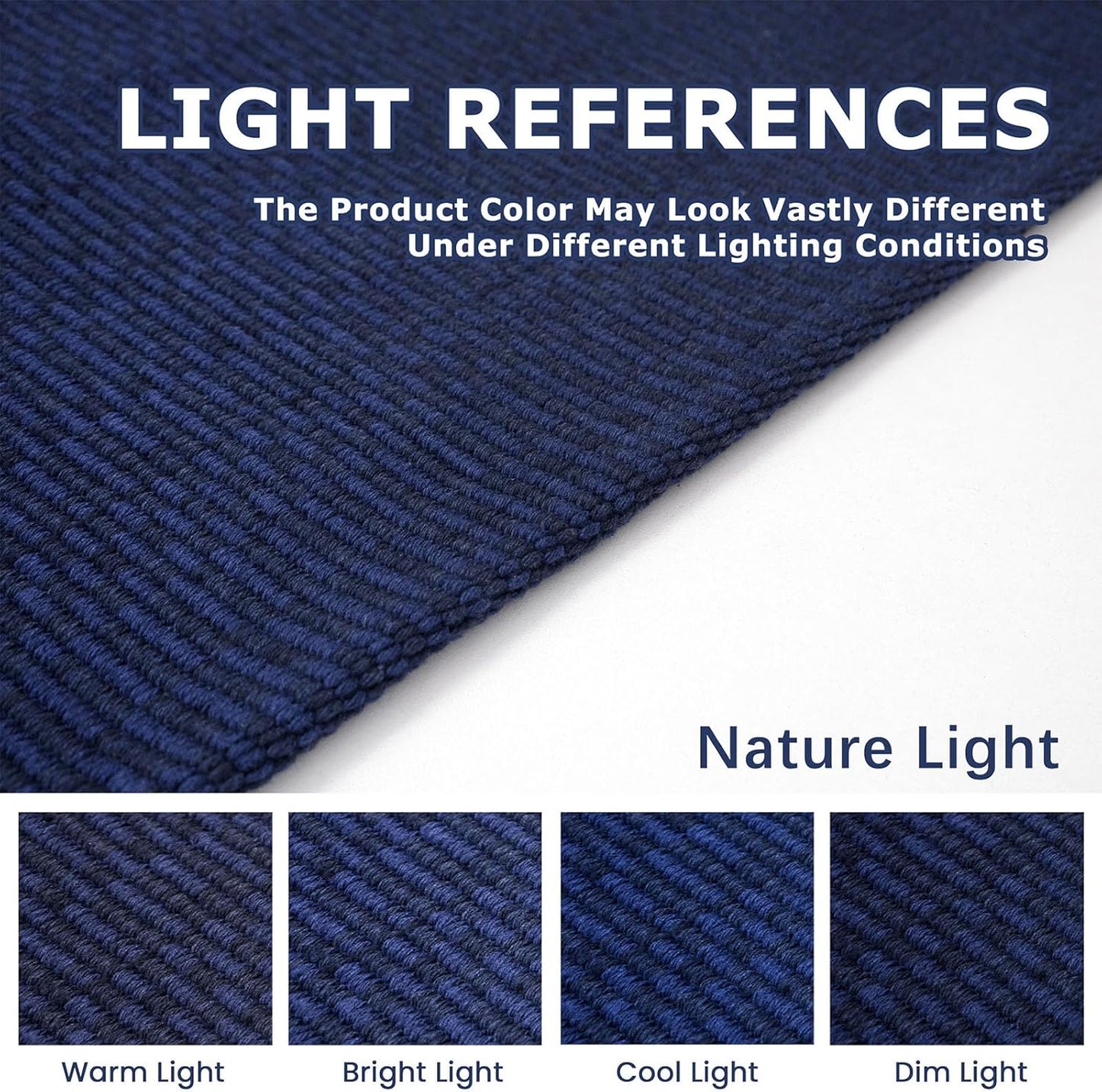 KOZYFLY Washable Runner Rug 3x8 ft Hallway Kitchen Runner Rugs with Rubber Backing Bobo Entryway Runner Indoor, Carpet Runners for Hall Entryway Bedroom, Royal Blue