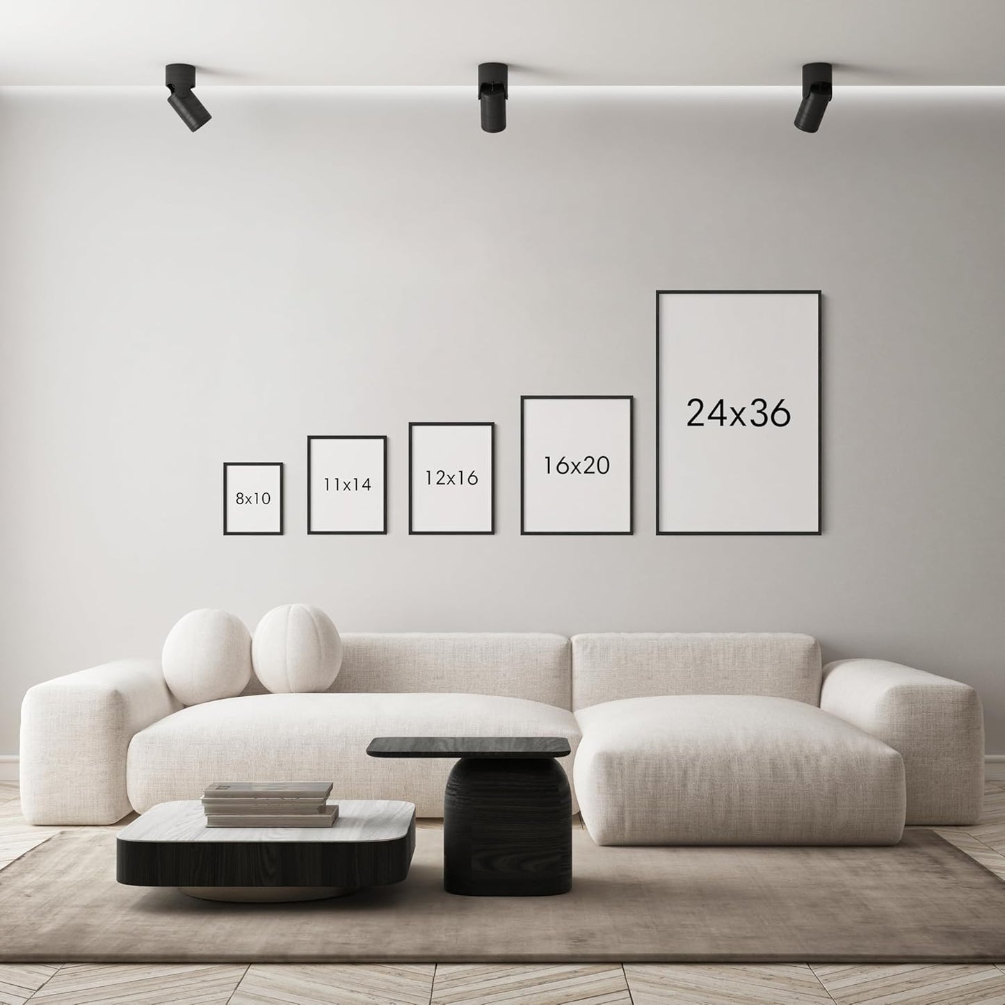 HAUS AND HUES Colorful Abstract Wall Art - Minimalist Retro Picture for Living Room Decor, Red and Pink Modern Wall Art Painting (Winold Reiss, Black Frame, 12x16)