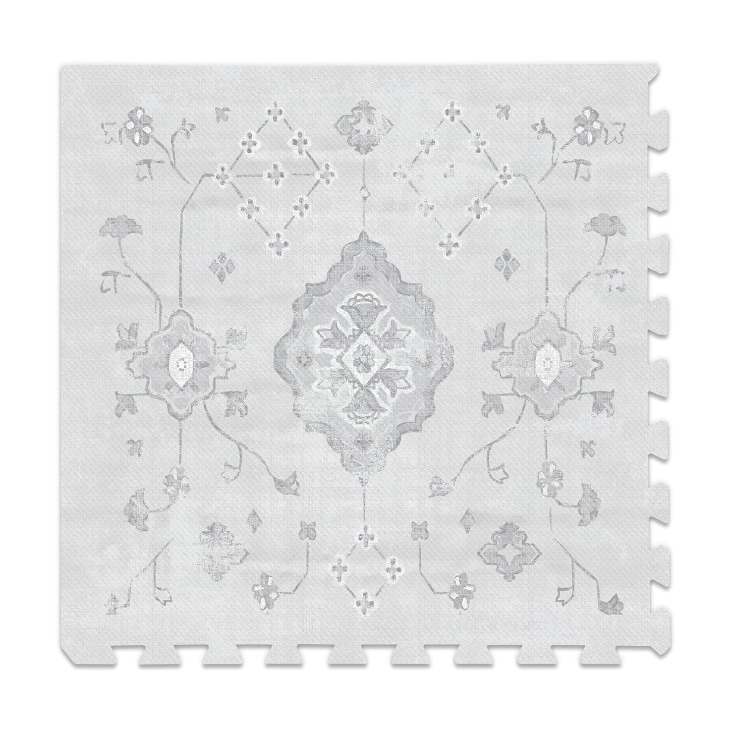 Baby Play Mat for Floor – 6x6ft Vintage Gray | Soft Non Toxic Premium EVA Foam Tiles for Tummy Time, Crawling & Playroom – Waterproof Interlocking Floor Mat for Babies & Toddlers Lillefolk (9 Tiles)