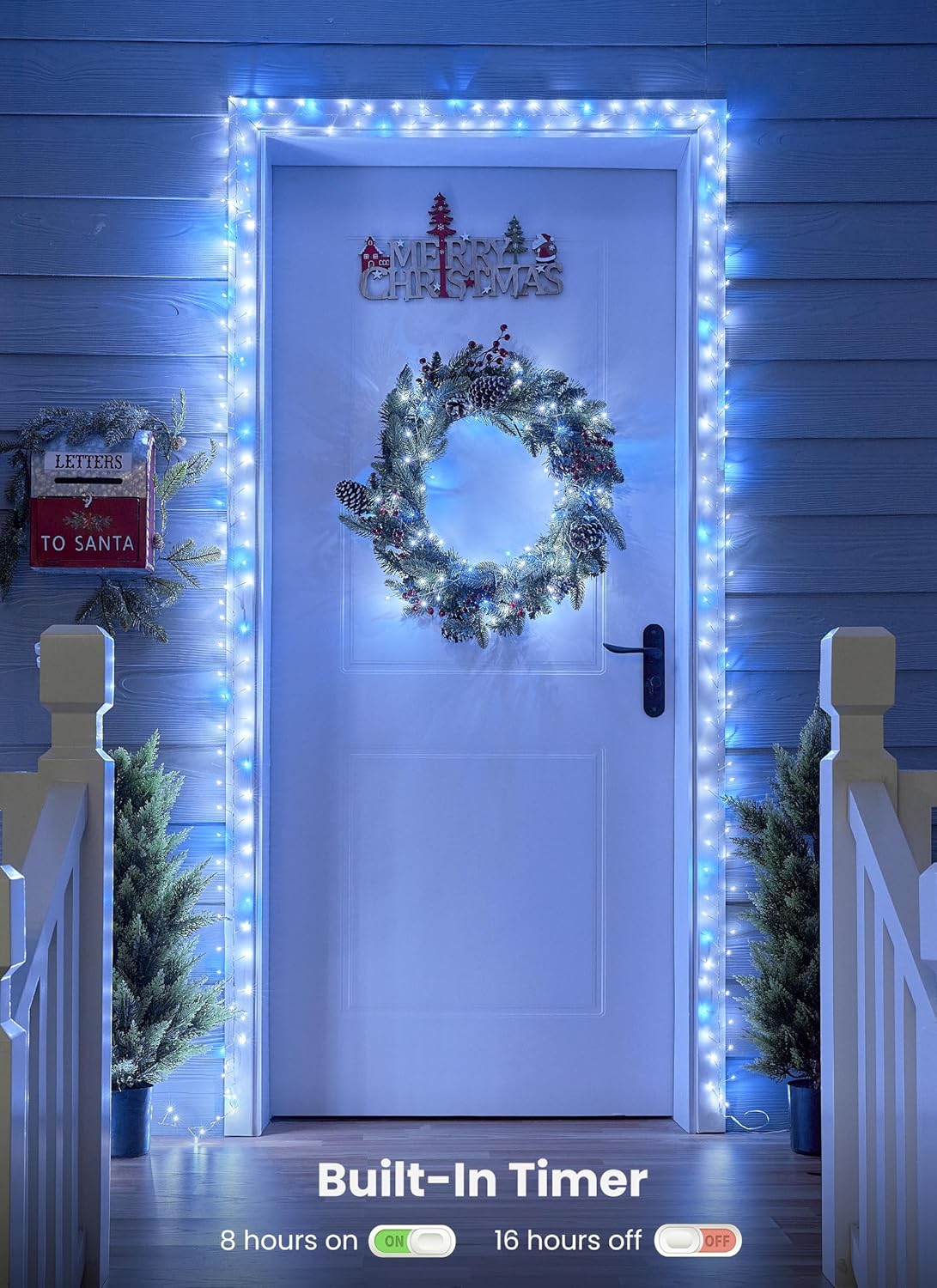 Indoor String Lights 4 Pack 10 Ft 120 LEDs Fairy Lights Battery Operated with Timer for Christmas Decorations DIY Crafts Wedding Table Centerpieces Party Bedroom