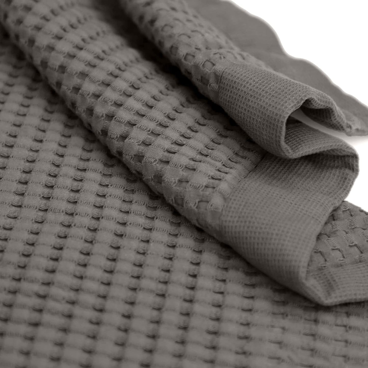 GILDEN TREE Bathroom Mat Absorbent Cotton Quick Dry for Shower, Bath & Bathtub Washable Thin, Modern Style (Stone)