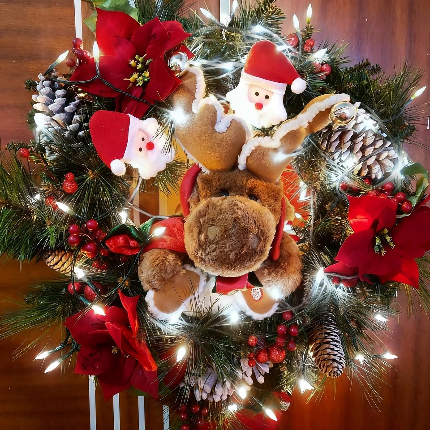 Christmas Lights 66ft 200 LED Battery Operated String Lights with Timer Memory Function or Battery Powered Waterproof Fairy Light for Indoor Outdoor Decoration