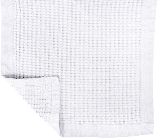 GILDEN TREE Bathroom Mat Absorbent Cotton Quick Dry for Shower, Bath & Bathtub Washable Thin, Modern Style (White)