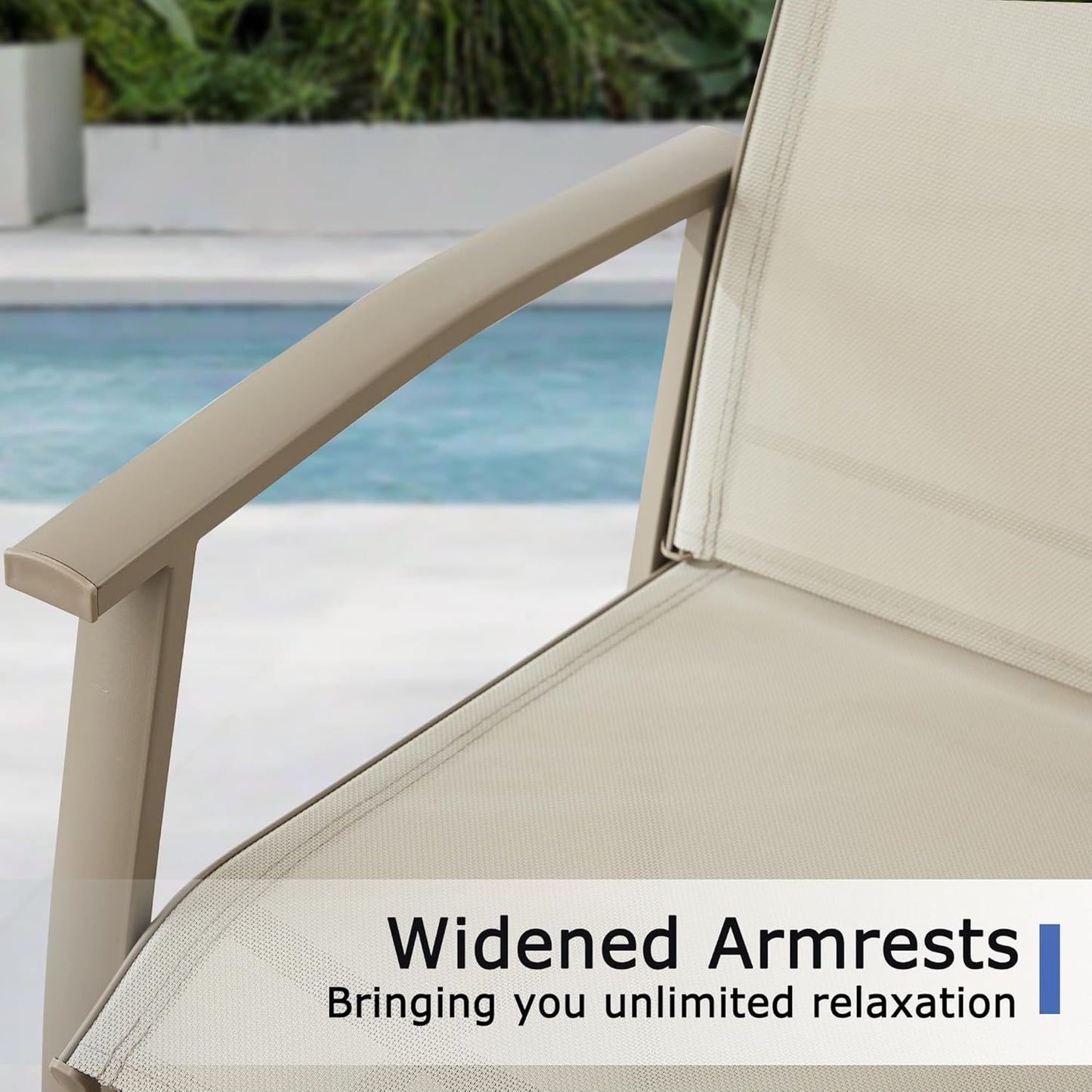 5 Piece Outdoor Dining Set, Patio Table and Chairs Set of 4, 42" Honey Oak Round Patio Table with 4 Honey Oak Outdoor Patio Chairs for Lawn, Garden, Porch