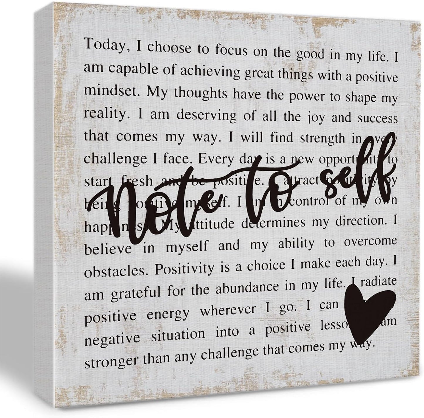 Inspirational Quotes Bow Canvas Wall Art Framed Painting Prints Wall Decor Rustic Motivational Decorative Mental Health Decorations for Bedroom Home Decor Office Decor Accessories,11.8x11.8 Inch