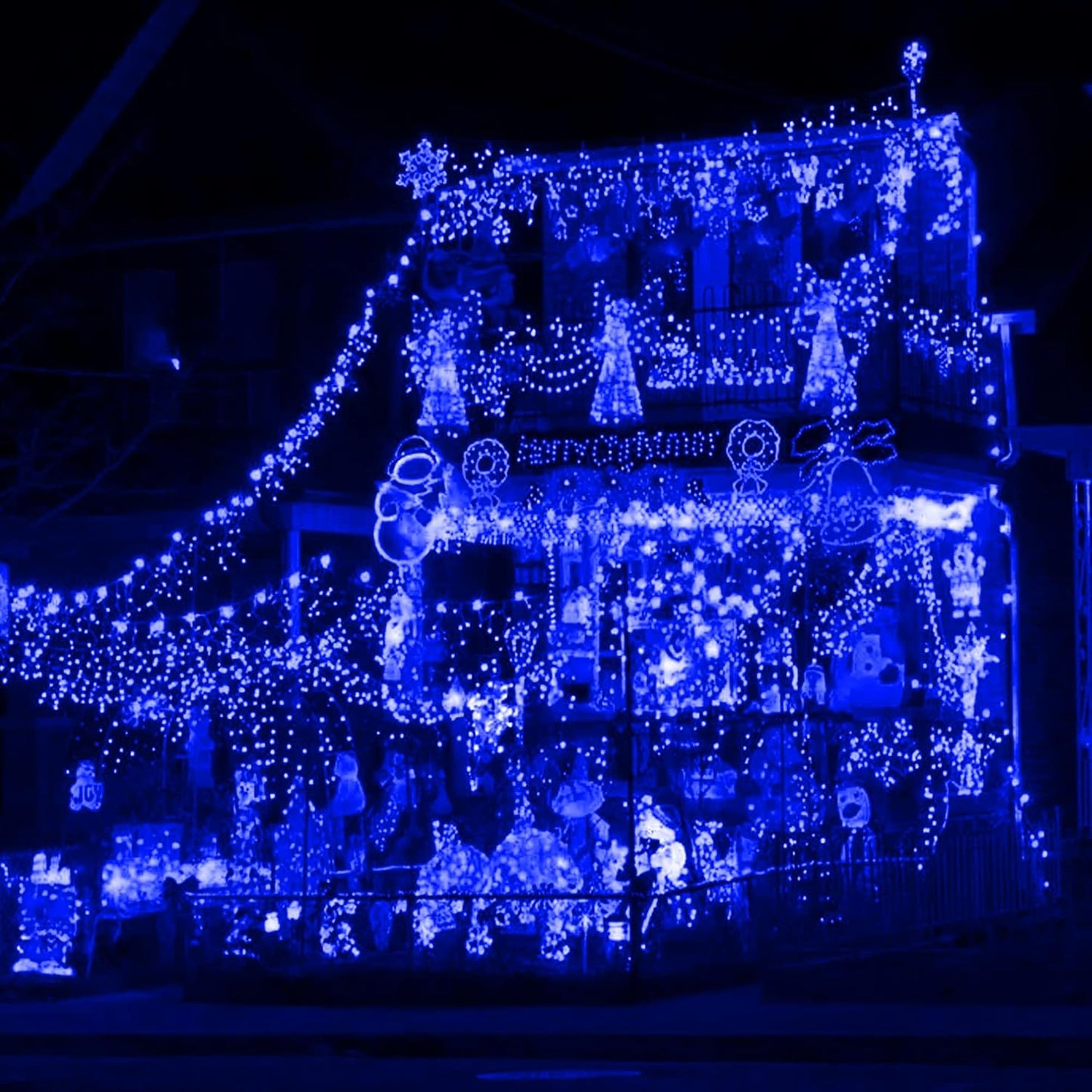 Uptotop Christmas Mini String Lights, 20 FT 100 Count Connectable Waterproof Plug in Christmas Decorations for Indoor Outdoor Garden Yard Patio Party Decor (Blue)