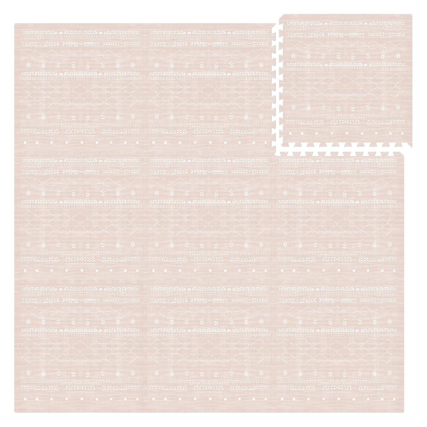 Lillefolk Baby Play Mat for Floor – 6x6ft Dusk | Soft Non Toxic Premium EVA Foam Tiles for Tummy Time, Crawling & Playroom – Waterproof Interlocking Floor Mat for Babies & Toddlers (9 Tiles)