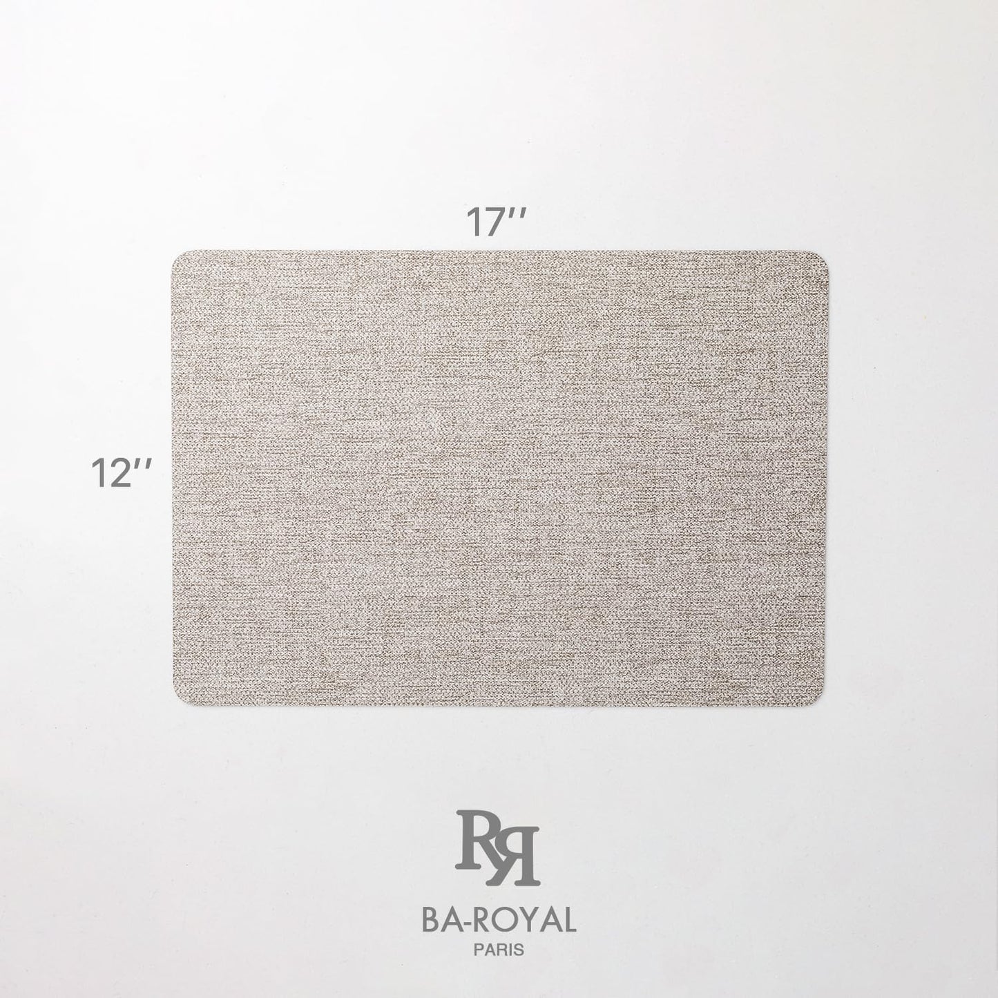 Faux Leather Placemats Set of 8 Vinyl Washable Wipeable Table Mats for Kitchen Dining Table Heat Resistant Waterproof Modern Indoor/Outdoor Placemats Non-Slip Easy Clean Place Mats (Mix Gray)