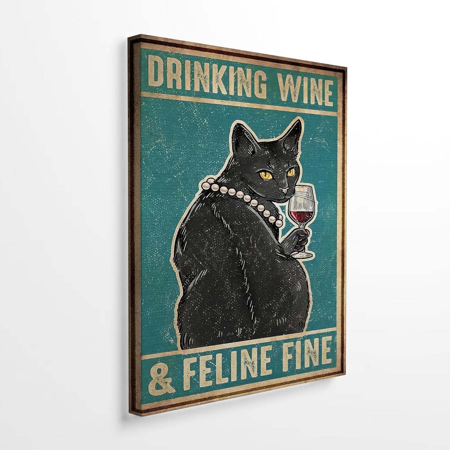 DIHSIEG Inspirational Canvas Wall Art Funny Bathroom Wall Art Print Poster, Frameless Canvas Decor,with Hook, Can be Placed on the Table,Motivational Prints,Dark 12x16 Inch