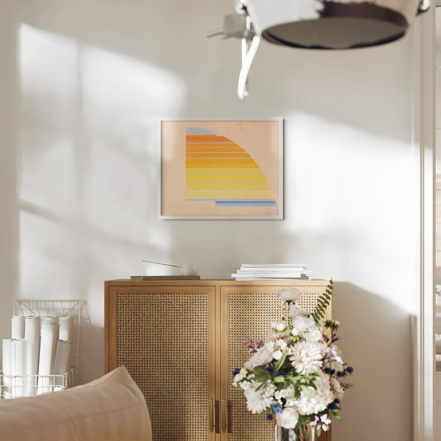 HAUS AND HUES Winold Reiss Art Print with White Oak Frame 16x20