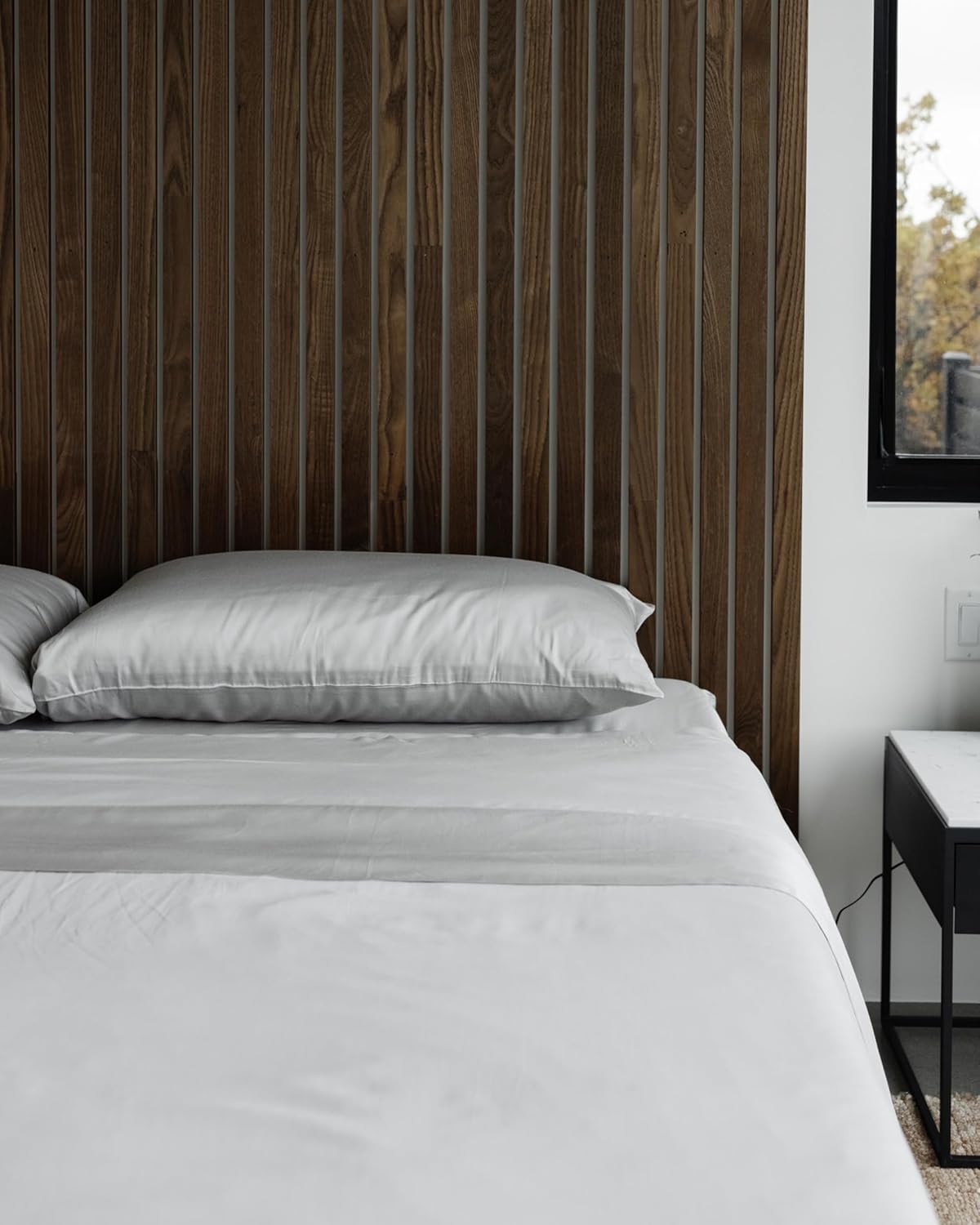 Cozy Earth Luxury Bed Sheet Set - 100% Viscose from Bamboo Fabric, Ultra-Soft & Breathable, Fits Regular & Deep Pocket Mattresses up to 20" - 4 Pieces California King Sheet Set Gray