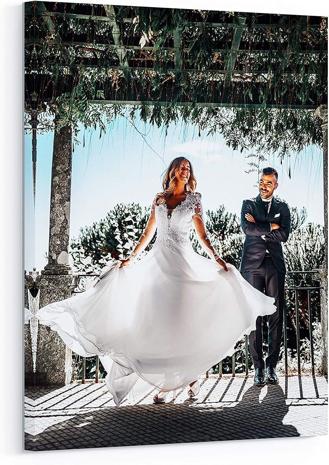 Personalized Custom Canvas Prints: Photo On Canvas (Framed Canvas, 12x18) Transform Your Photos into Stunning Framed Wall Art Digitally Printed Photo To Canvas Ideal for Home Decor