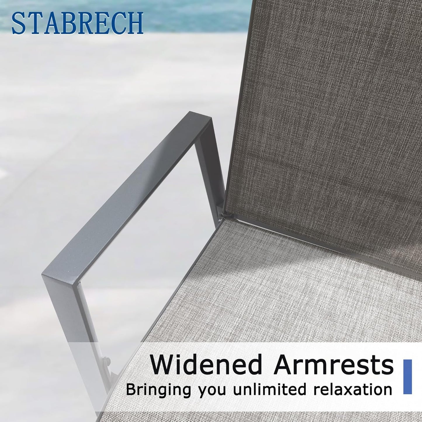 5 Piece Outdoor Dining Set, Patio Table and Chairs Set of 4, 42" Honey Oak Round Patio Table with 4 Grey Stackable Patio Chairs for Lawn, Garden, Porch